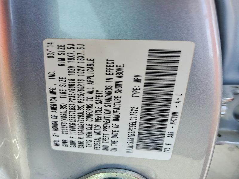 Aukcja sprzedaży 2014 Acura Rdx, vin: 5J8TB3H35EL017522, numer aukcji: 52062276