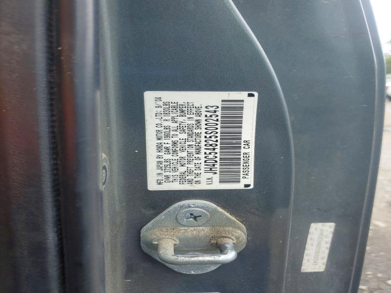 Aukcja sprzedaży 2005 Acura Rsx, vin: JH4DC54825S002543, numer aukcji: 55385676