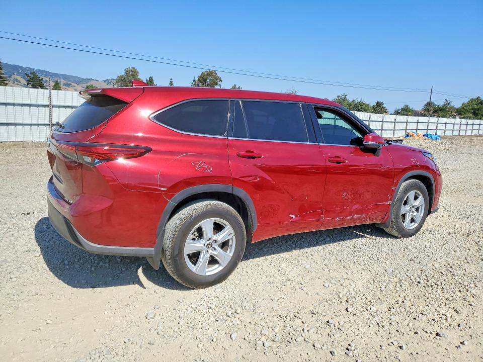 52855726 :رقم المزاد ، 5TDBZRBH6LS505631 vin ، 2020 Toyota Highlander مزاد بيع