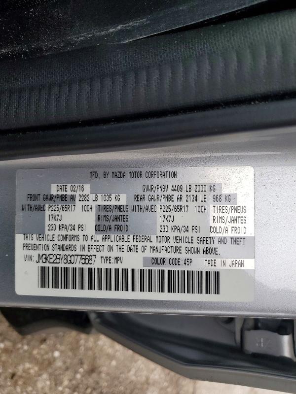 Продаж на аукціоні авто 2016 Mazda Cx-5, vin: JM3KE2BY8G0775687, номер лоту: 53246556