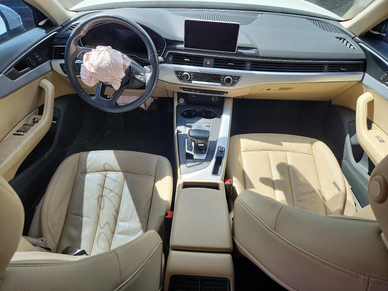 2018 Audi A4 მანქანა იყიდება აუქციონზე, vin: WAUKMAF47JN020065, აუქციონის ნომერი: 41630366
