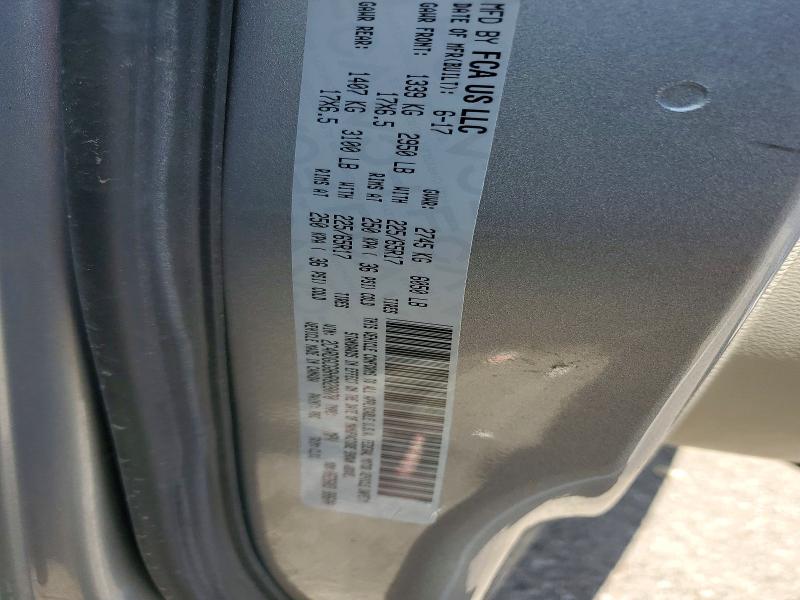 52133576 :رقم المزاد ، 2C4RDGCG8HR828070 vin ، 2017 Dodge Grand Caravan مزاد بيع
