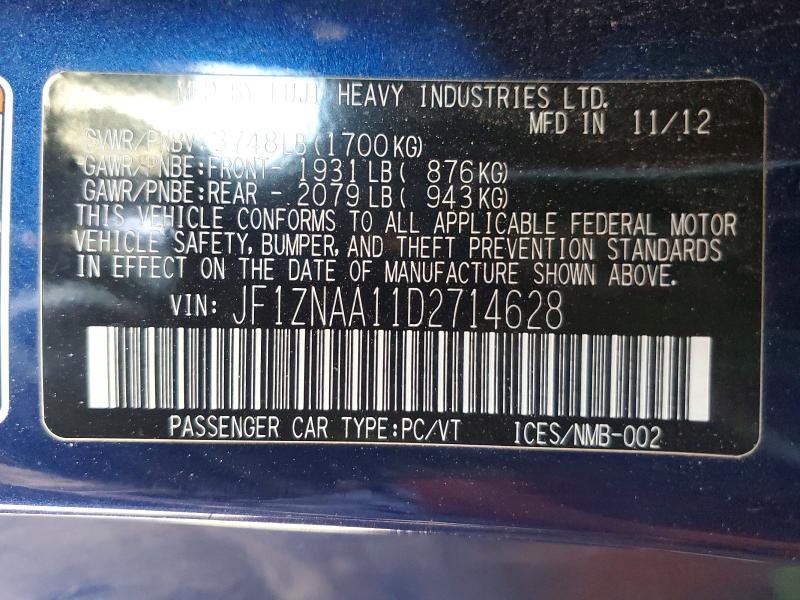 Продаж на аукціоні авто 2013 Scion Fr-s, vin: JF1ZNAA11D2714628, номер лоту: 53838156