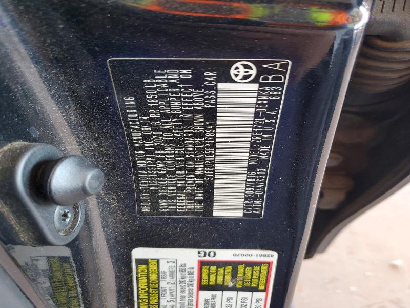 Aukcja sprzedaży 2015 Toyota Corolla, vin: 5YFBURHE5FP178941, numer aukcji: 52361736