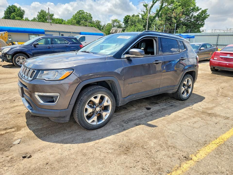 2018 Jeep Compass მანქანა იყიდება აუქციონზე, vin: 3C4NJDCB3JT281965, აუქციონის ნომერი: 53906036