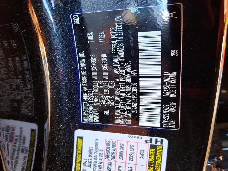 52327196 :رقم المزاد ، 2T2AGCEZ1RC038456 vin ، 2024 Lexus Nx 350 مزاد بيع
