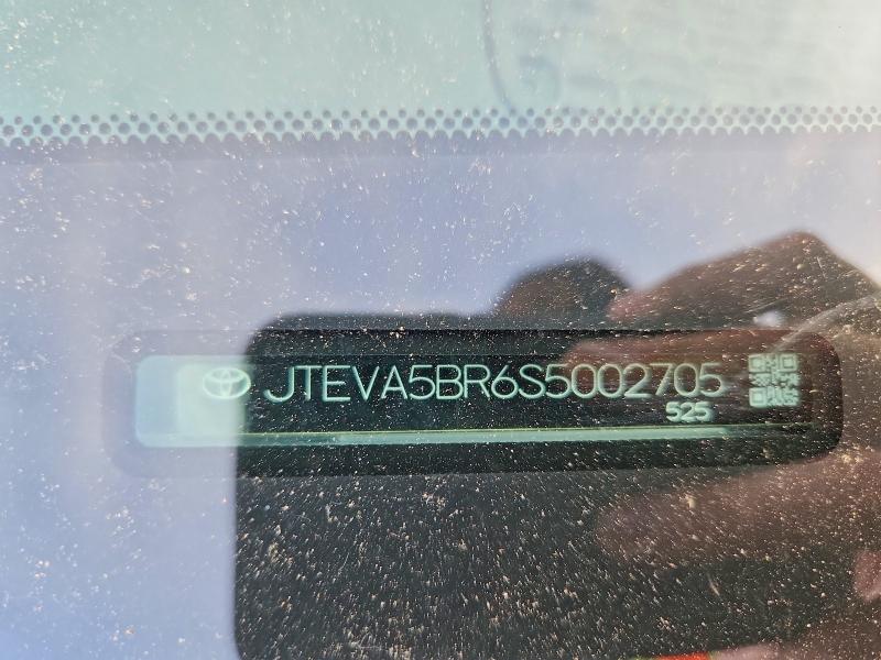 Aukcja sprzedaży 2025 Toyota 4runner, vin: JTEVA5BR6S5002705, numer aukcji: 54404856