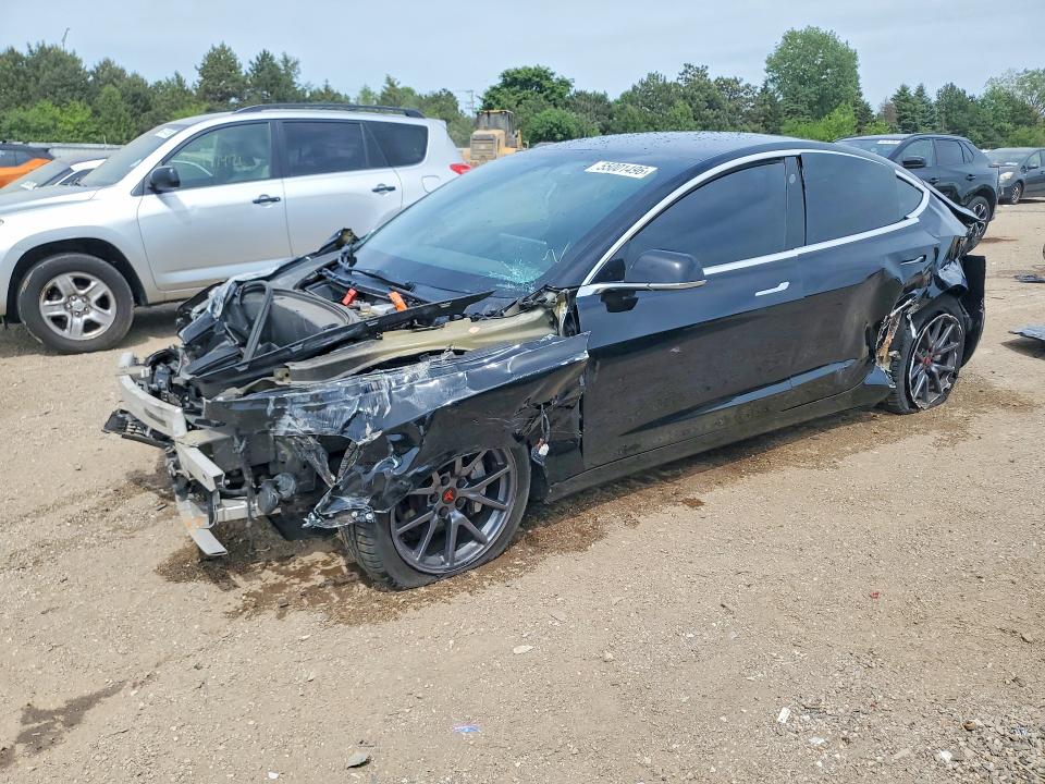 Auction sale of the 2019 Tesla Model 3, vin: 5YJ3E1EB0KF441758, lot number: 55001496