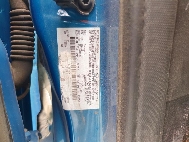54769466 :رقم المزاد ، 1FADP3F2XFL300083 vin ، 2015 Ford Focus مزاد بيع