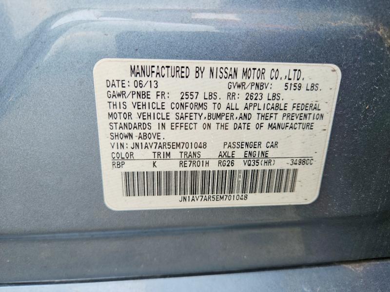 Продаж на аукціоні авто 2014 Infiniti Q50 Hybrid, vin: JN1AV7AR5EM701048, номер лоту: 54186826