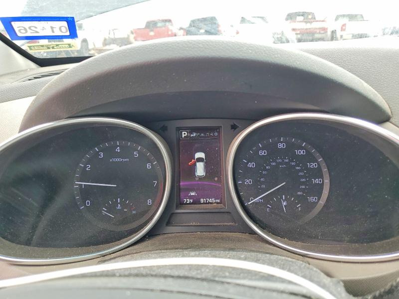 55060306 :رقم المزاد ، KM8SR4HF2HU210369 vin ، 2017 Hyundai Santa Fe مزاد بيع