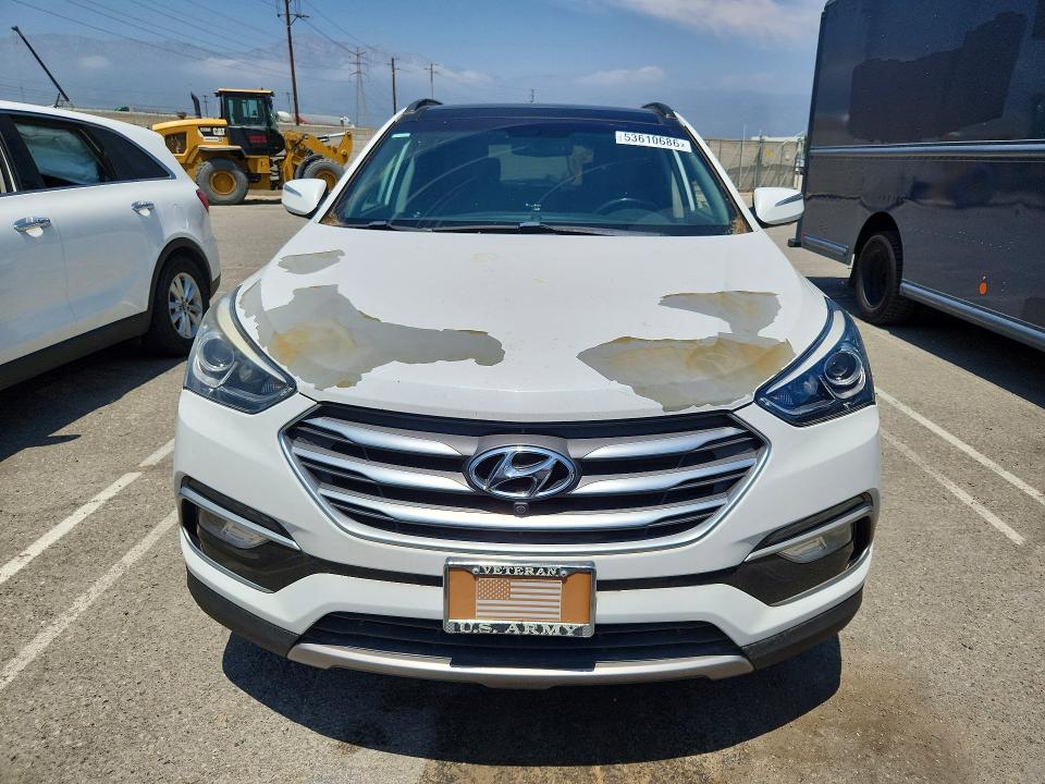 2017 Hyundai Santa Fe Sport მანქანა იყიდება აუქციონზე, vin: 5NMZW4LA9HH042227, აუქციონის ნომერი: 53610686
