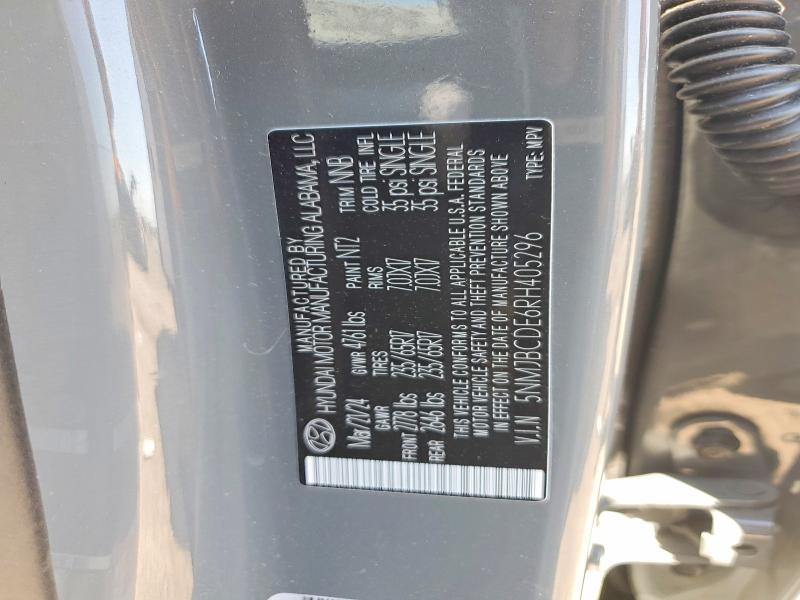 Продажа на аукционе авто 2024 Hyundai Tucson, vin: 5NMJBCDE6RH405296, номер лота: 54775326
