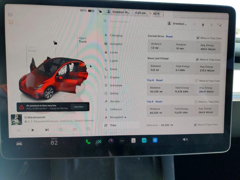 Продажа на аукционе авто 2023 Tesla Model Y, vin: 7SAYGDEE3PA121157, номер лота: 52186106