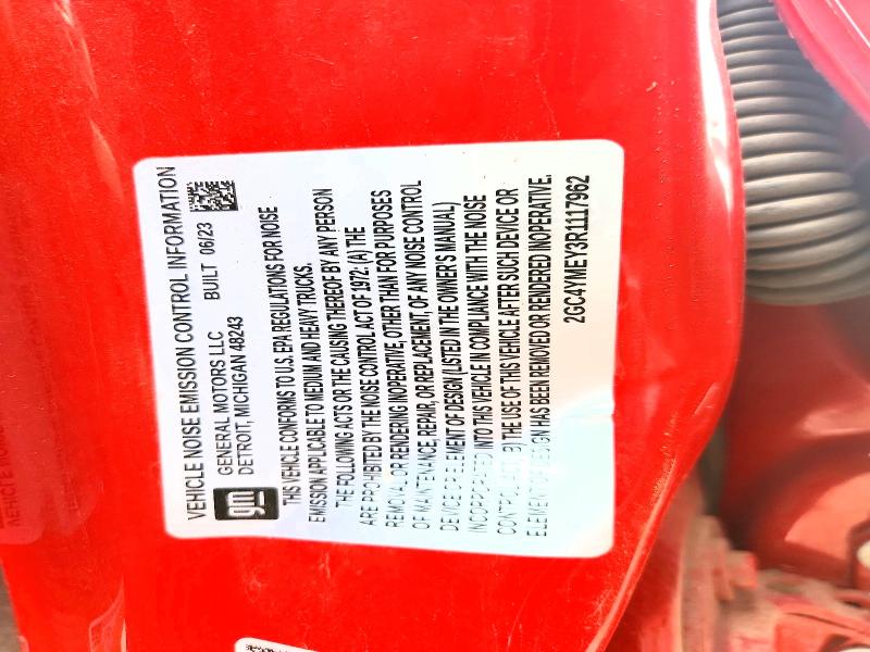 51512366 :رقم المزاد ، 2GC4YMEY3R1117962 vin ، 2024 Chevrolet Silverado مزاد بيع