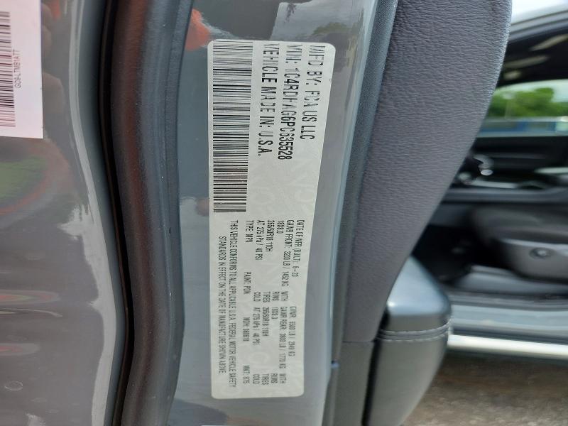 54982586 :رقم المزاد ، 1C4RDHAG6PC635528 vin ، 2023 Dodge Durango مزاد بيع