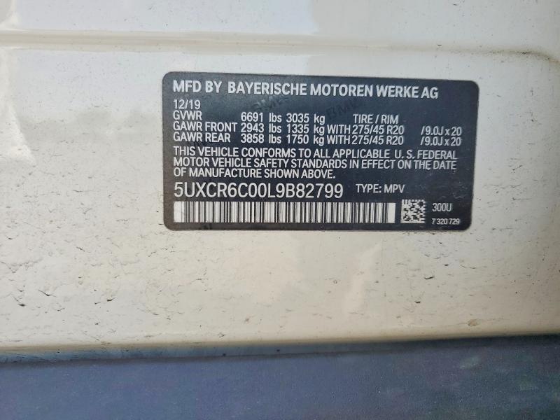 Продаж на аукціоні авто 2020 Bmw X5, vin: 5UXCR6C00L9B82799, номер лоту: 54134896