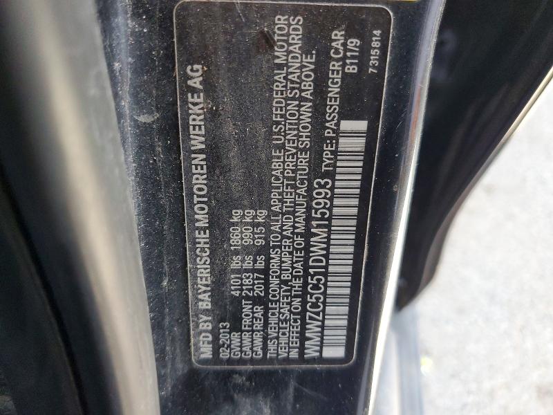Aukcja sprzedaży 2013 Mini Cooper, vin: WMWZC5C51DWM15993, numer aukcji: 51008596