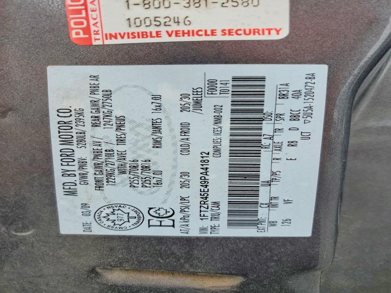 Продажа на аукционе авто 2009 Ford Ranger, vin: 1FTZR45E49PA41812, номер лота: 54810466