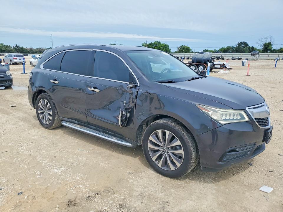 2015 Acura Mdx მანქანა იყიდება აუქციონზე, vin: 5FRYD3H44FB004318, აუქციონის ნომერი: 55129536