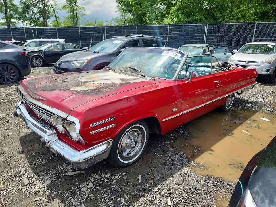 Продаж на аукціоні авто 1963 Chevrolet Impala, vin: 31867B183982, номер лоту: 53693616