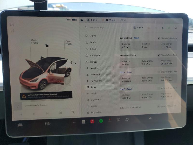 Продаж на аукціоні авто 2023 Tesla Model Y, vin: 7SAYGAEEXPF688788, номер лоту: 53909706