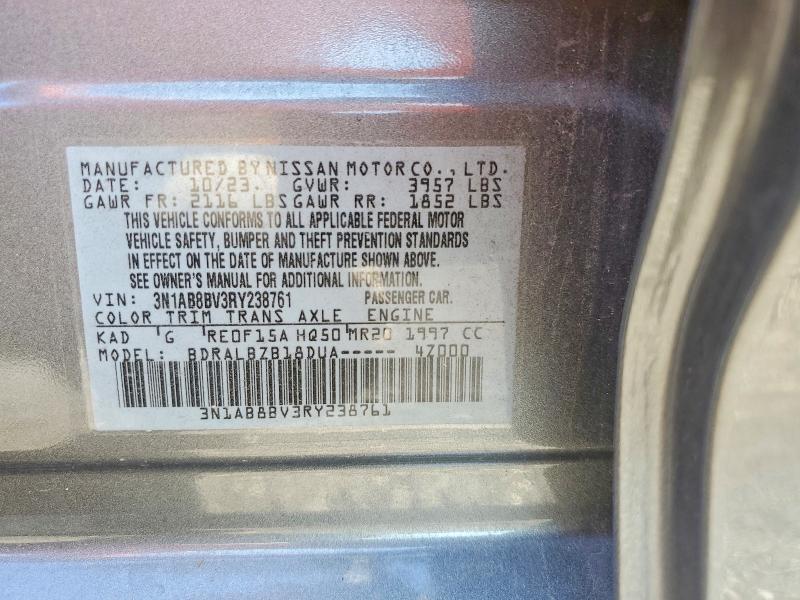 Aukcja sprzedaży 2024 Nissan Sentra, vin: 3N1AB8BV3RY238761, numer aukcji: 52787646