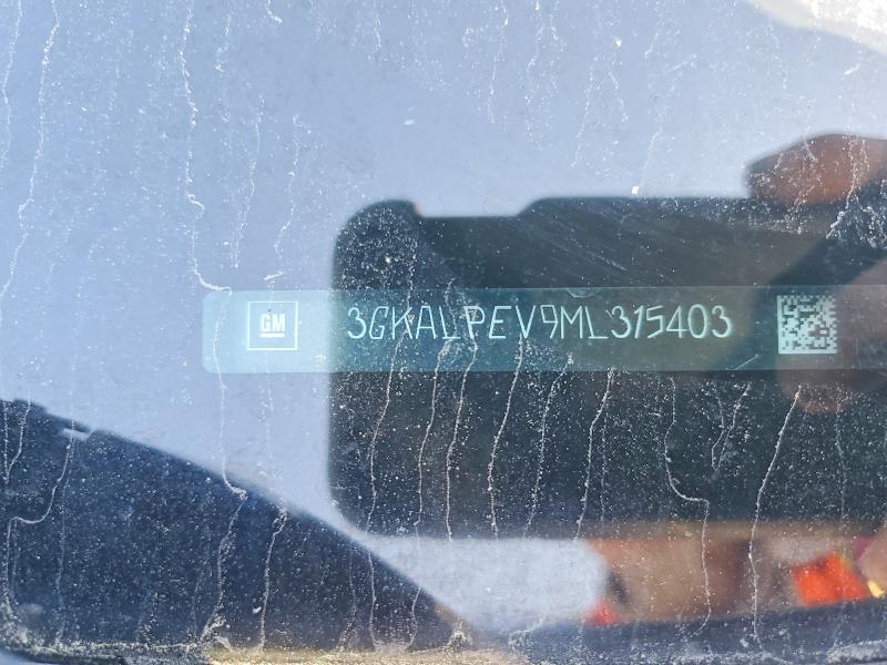 Aukcja sprzedaży 2021 Gmc Terrain, vin: 3GKALPEV9ML315403, numer aukcji: 54960746