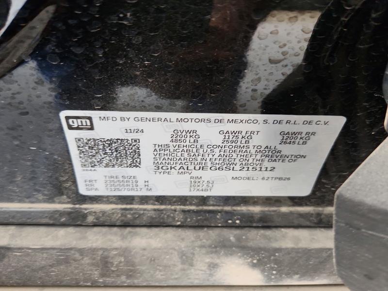 53175066 :رقم المزاد ، 3GKALUEG6SL215112 vin ، 2025 Gmc Terrain مزاد بيع