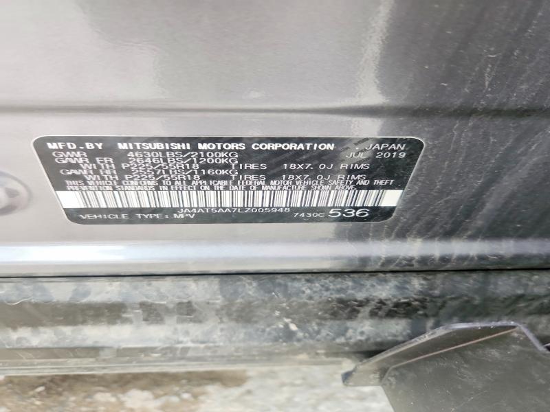 Aukcja sprzedaży 2020 Mitsubishi Eclipse Cross, vin: JA4AT5AA7LZ005948, numer aukcji: 52515706