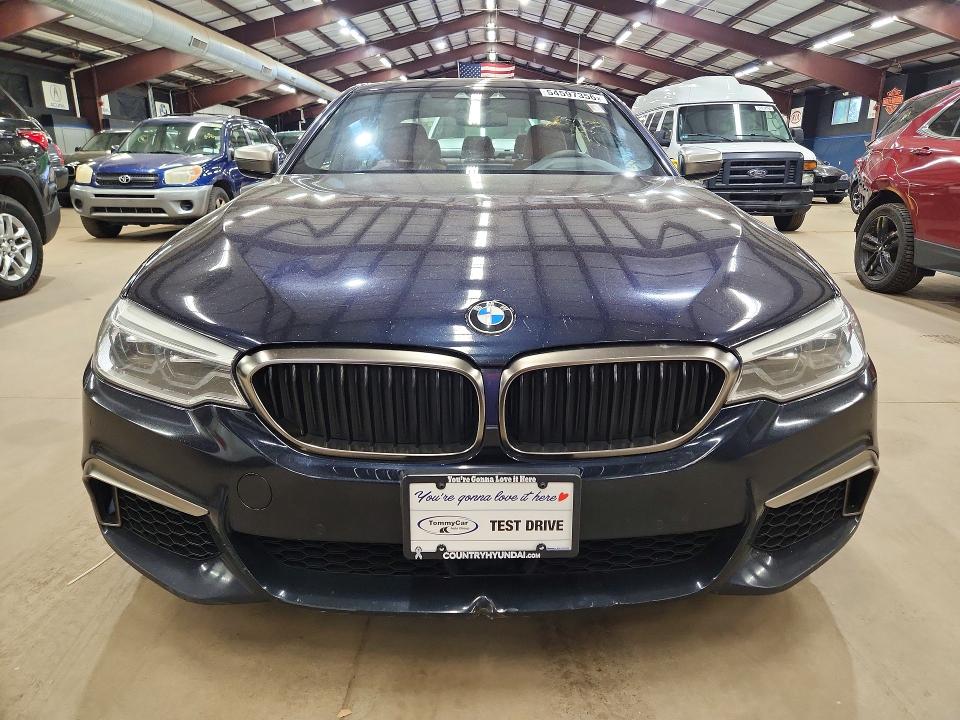 2018 Bmw M550i მანქანა იყიდება აუქციონზე, vin: WBAJB9C52JB035796, აუქციონის ნომერი: 54597356