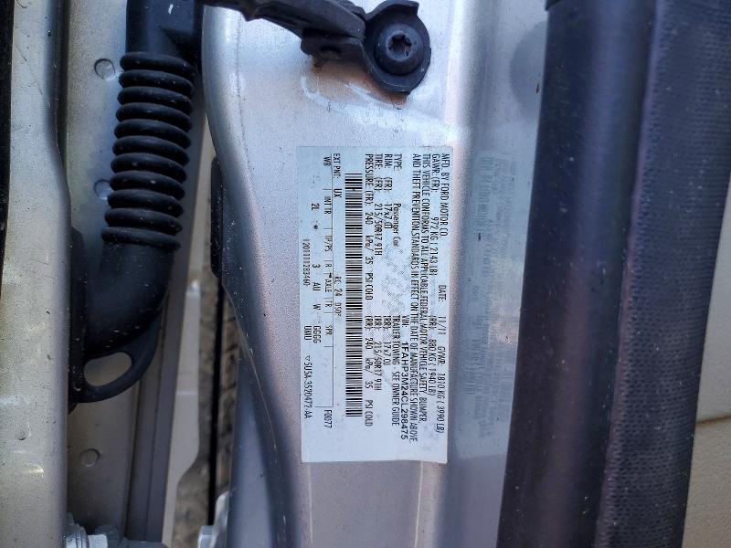 Продаж на аукціоні авто 2012 Ford Focus, vin: 1FAHP3M24CL298475, номер лоту: 54022966
