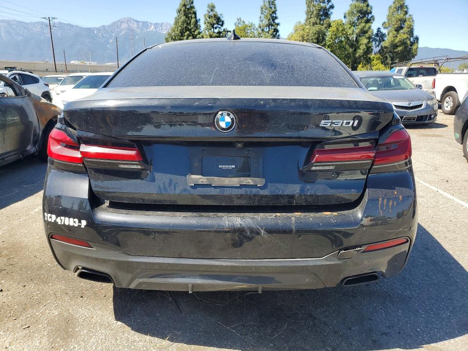 52882146 :رقم المزاد ، WBA53BH07NCJ30003 vin ، 2022 Bmw 530 مزاد بيع