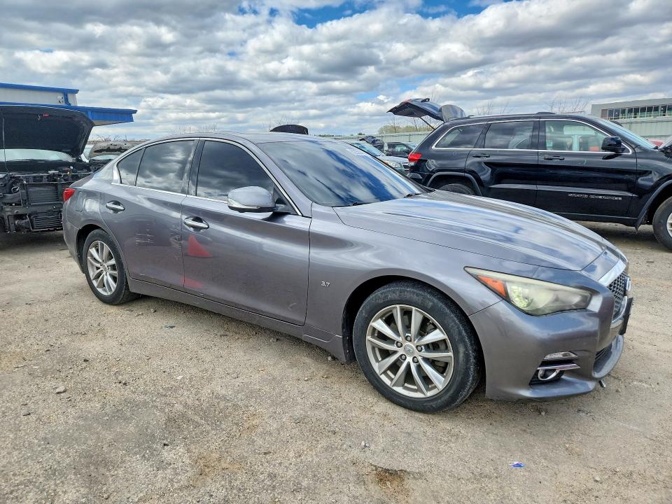 2014 Infiniti Q50 მანქანა იყიდება აუქციონზე, vin: JN1BV7AR7EM699212, აუქციონის ნომერი: 52250846