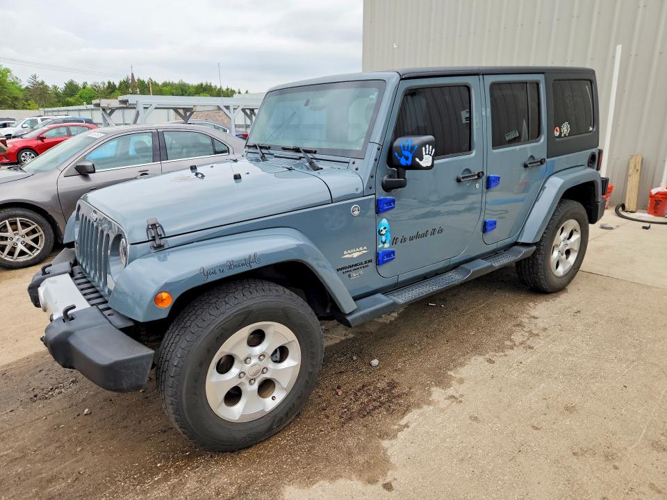 Продажа на аукционе авто 2014 Jeep Wrangler Unlimited, vin: 1C4BJWEG3EL187044, номер лота: 53929036