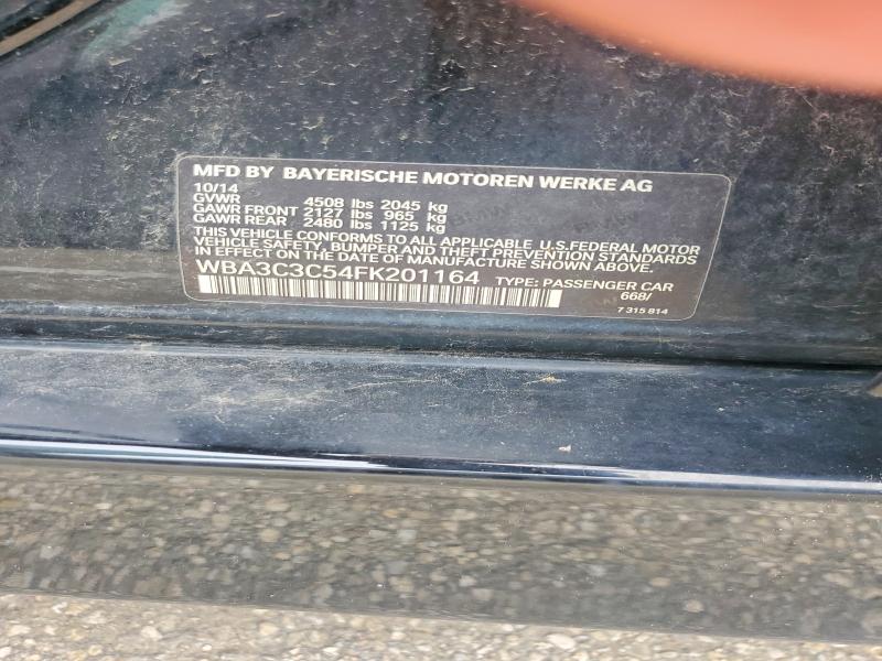 54678506 :رقم المزاد ، WBA3C3C54FK201164 vin ، 2015 Bmw 320 مزاد بيع