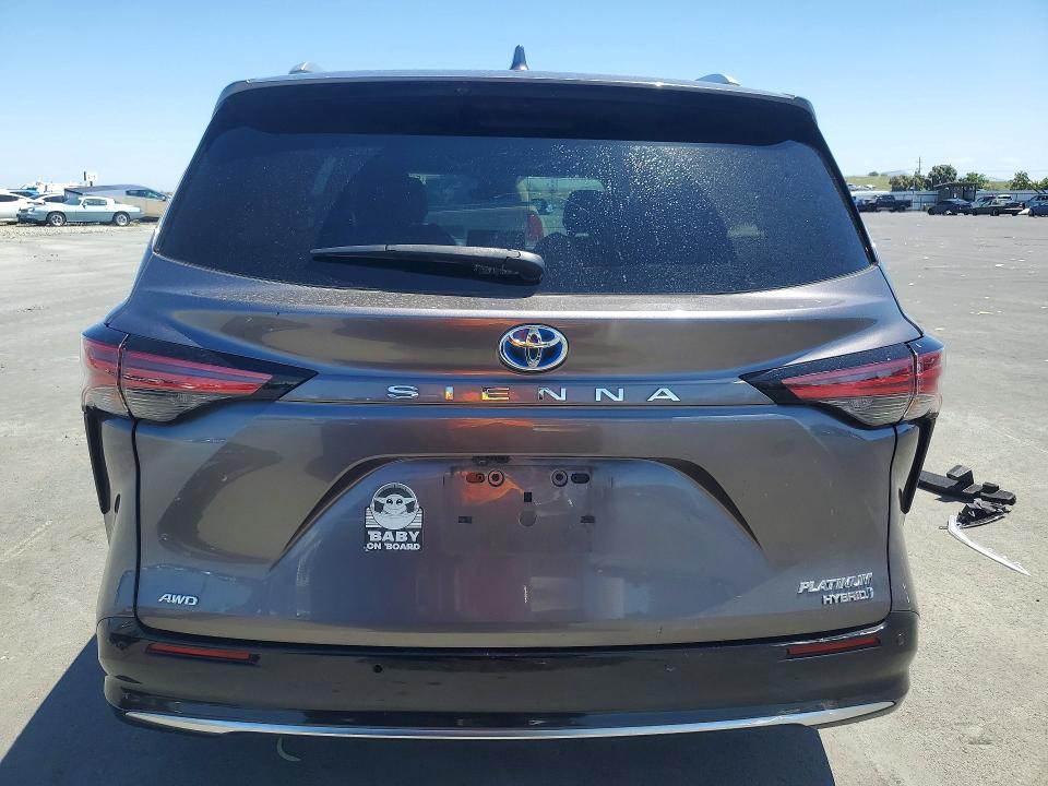 2021 Toyota Sienna მანქანა იყიდება აუქციონზე, vin: 5TDESKFC7MS003932, აუქციონის ნომერი: 53128496