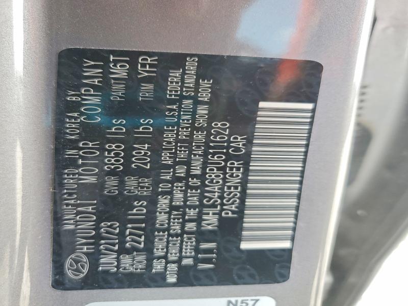 54177256 :رقم المزاد ، KMHLS4AG8PU611628 vin ، 2023 Hyundai Elantra مزاد بيع