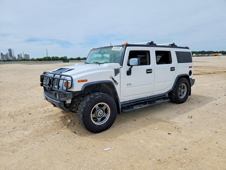 2003 Hummer H2 მანქანა იყიდება აუქციონზე, vin: 5GRGN23U53H122951, აუქციონის ნომერი: 55332806