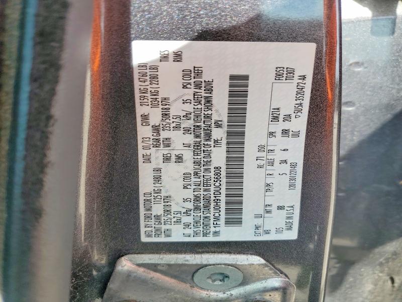 Aukcja sprzedaży 2013 Ford Escape, vin: 1FMCU0H91DUC56808, numer aukcji: 54118796