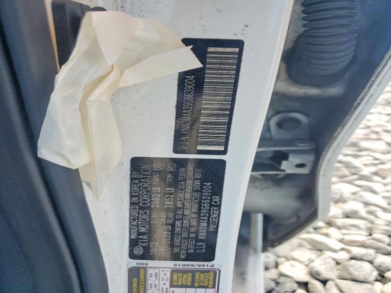 2016 Kia Rio მანქანა იყიდება აუქციონზე, vin: KNADM4A39G6639004, აუქციონის ნომერი: 53524076