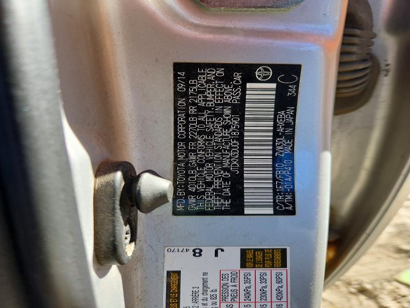 2015 Toyota Prius მანქანა იყიდება აუქციონზე, vin: JTDKN3DU0F1875901, აუქციონის ნომერი: 54735696