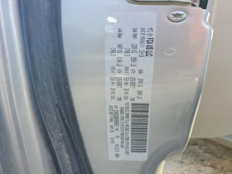 2019 Dodge Grand Caravan მანქანა იყიდება აუქციონზე, vin: 2C4RDGBG8KR805607, აუქციონის ნომერი: 53706116