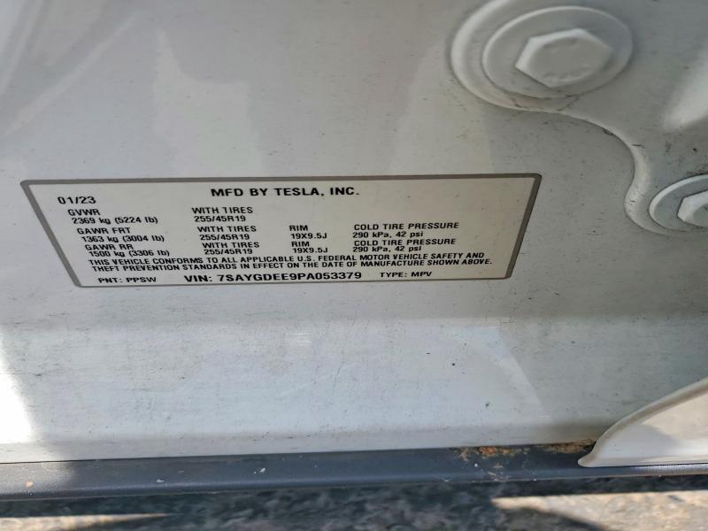 Aukcja sprzedaży 2023 Tesla Model Y, vin: 7SAYGDEE9PA053379, numer aukcji: 54649336