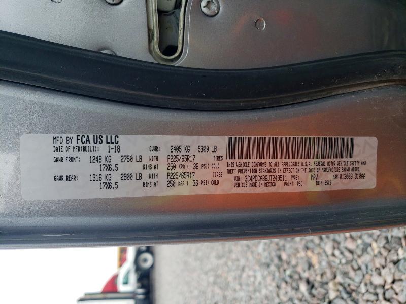 Продажа на аукционе авто 2018 Dodge Journey, vin: 3C4PDCAB6JT249511, номер лота: 54587626