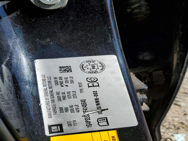2015 Buick Verano მანქანა იყიდება აუქციონზე, vin: 1G4PS5SK0F4145640, აუქციონის ნომერი: 53089316