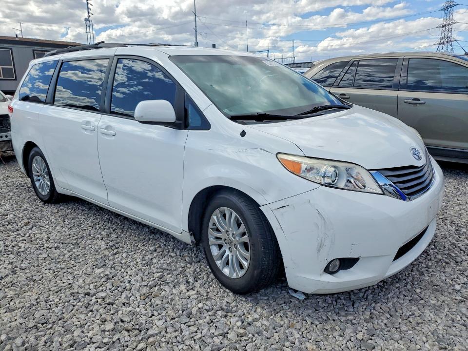 55412636 :رقم المزاد ، 5TDYK3DC6CS229285 vin ، 2012 Toyota Sienna مزاد بيع