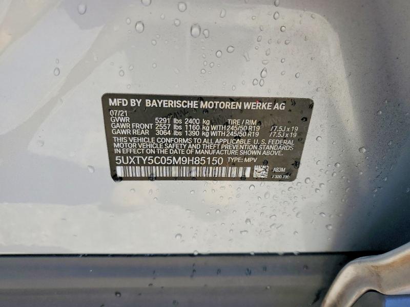 Продажа на аукционе авто 2021 Bmw X3, vin: 5UXTY5C05M9H85150, номер лота: 53355986