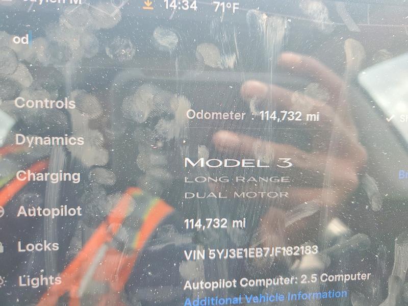 Aukcja sprzedaży 2018 Tesla Model 3, vin: 5YJ3E1EB7JF182183, numer aukcji: 50832856