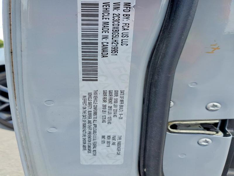 Aukcja sprzedaży 2020 Dodge Charger, vin: 2C3CDXBG5LH219951, numer aukcji: 55107516